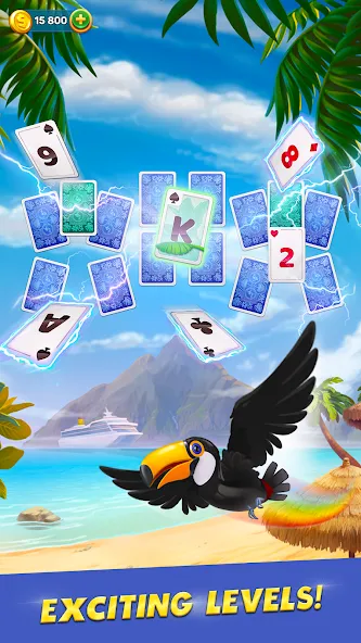 Solitaire Cruise: Card Games (Солитер Круиз) [МОД: Много денег, Монет и Все открыто] Screenshot 4