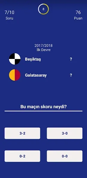 Türkiye Süper Ligi Bilgi Oyunu [МОД: Много монет, Открытые уровни и Мега MOD] Screenshot 4