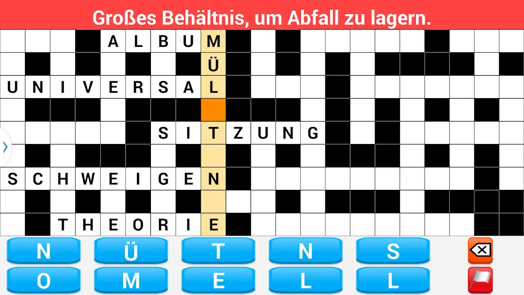 Kreuzworträtsel Deutsch [МОД: Меню, Бесконечные монеты и Открытые уровни] Screenshot 5