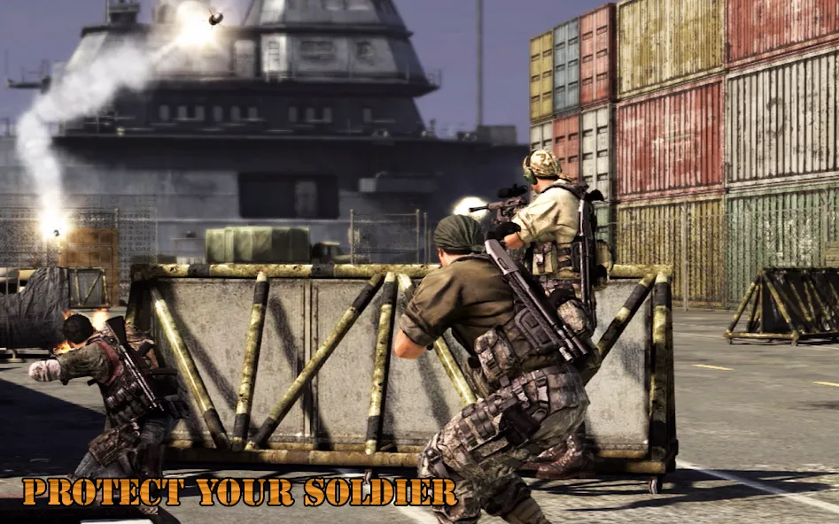 Call of Modern Army Combat [МОД: Бесконечные деньги, Монеты и Мега MOD] Screenshot 1