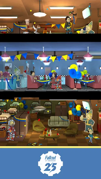 Fallout Shelter (Фоллаут Шелтер) [МОД: Бесконечные деньги, Монеты и Мега MOD] Screenshot 1
