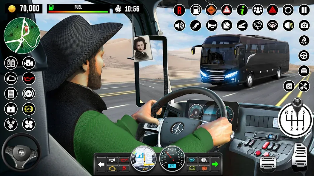Bus Driving School : Bus Games [МОД: Бесконечные деньги, Монеты и Мега MOD] Screenshot 1