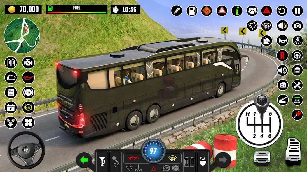 Bus Driving School : Bus Games [МОД: Бесконечные деньги, Монеты и Мега MOD] Screenshot 2
