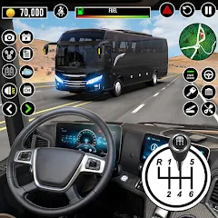 Скачать Bus Driving School : Bus Games [МОД: Бесконечные деньги, Монеты и Мега MOD] | Взлом Bus Driving School : Bus Games на Андроид