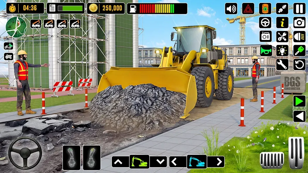 City Road Construction Games (Сити Роад Конструкшн Геймс) [МОД: Бесконечные деньги, Монеты и Мега MOD] Screenshot 2