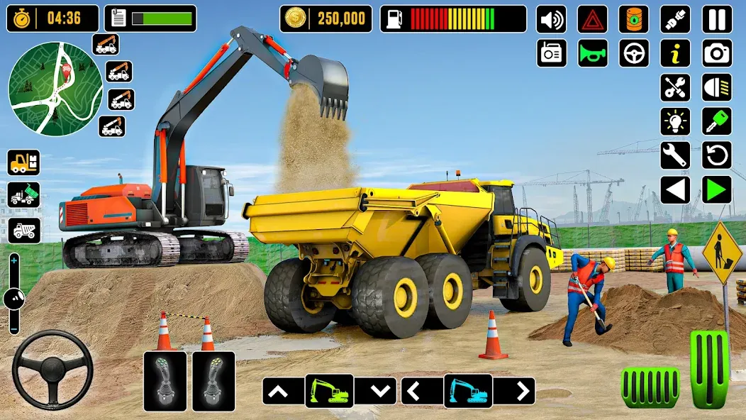 City Road Construction Games (Сити Роад Конструкшн Геймс) [МОД: Бесконечные деньги, Монеты и Мега MOD] Screenshot 3