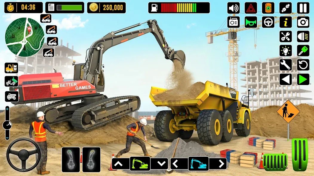 City Road Construction Games (Сити Роад Конструкшн Геймс) [МОД: Бесконечные деньги, Монеты и Мега MOD] Screenshot 5