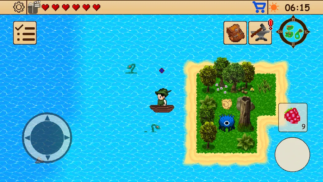 Survival RPG 1: Island Escape (Сурвивал РПГ 1) [МОД: Бесконечные деньги, Монеты и Мега MOD] Screenshot 1
