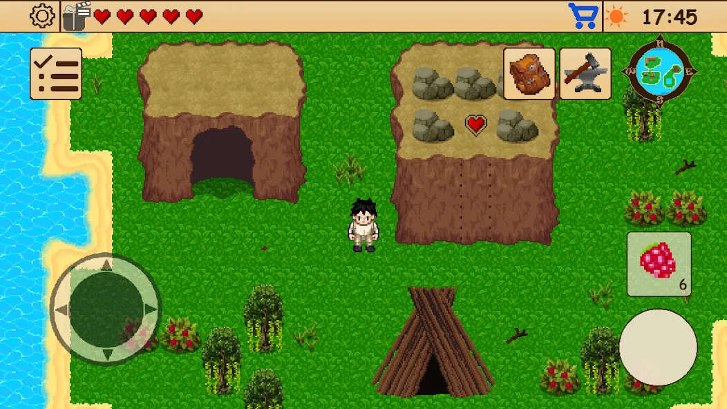 Survival RPG 1: Island Escape (Сурвивал РПГ 1) [МОД: Бесконечные деньги, Монеты и Мега MOD] Screenshot 3