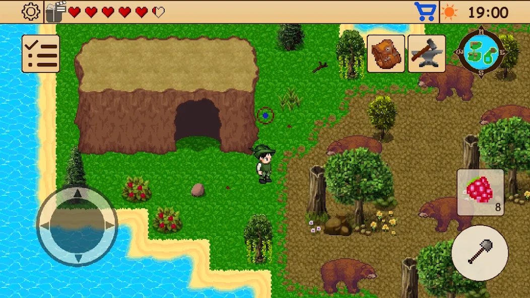Survival RPG 1: Island Escape (Сурвивал РПГ 1) [МОД: Бесконечные деньги, Монеты и Мега MOD] Screenshot 5