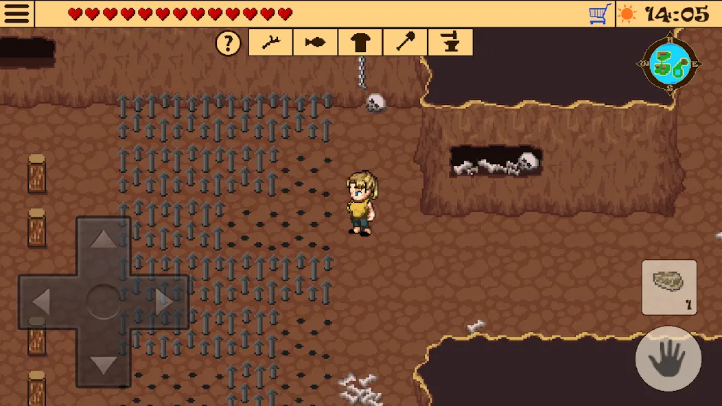 Survival RPG 2:Temple Ruins 2D (Сурвивал РПГ 2) [МОД: Меню, Бесконечные монеты и Открытые уровни] Screenshot 5