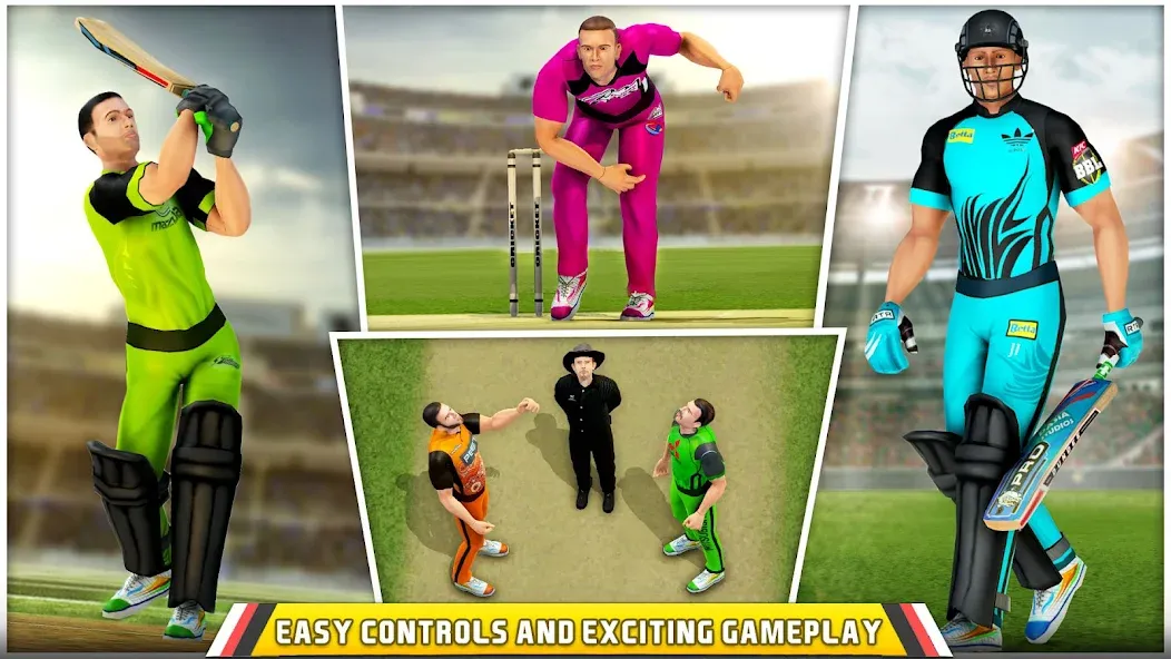 Aussie T20 Cricket Game 2023 [МОД: Меню, Бесконечные монеты и Открытые уровни] Screenshot 2