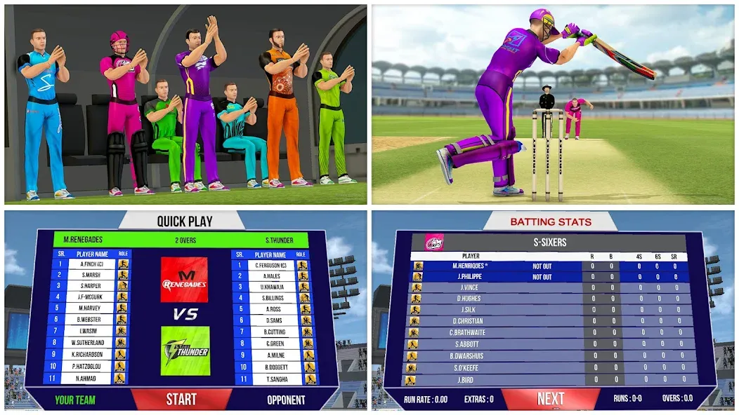 Aussie T20 Cricket Game 2023 [МОД: Меню, Бесконечные монеты и Открытые уровни] Screenshot 5