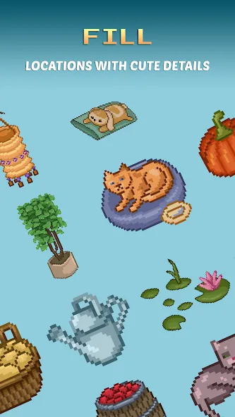 Pixel Art - Color House (Пиксель) [МОД: Деньги, Монеты и Меню MOD] Screenshot 3