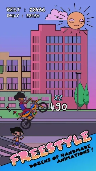 Summer Wheelie (Саммер Уили) [МОД: Много монет, Открытые уровни и Мега MOD] Screenshot 3