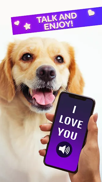 Dog Translator Pet Speak Talk [МОД: Все открыто, Дополнительные деньги и Меню MOD] Screenshot 3