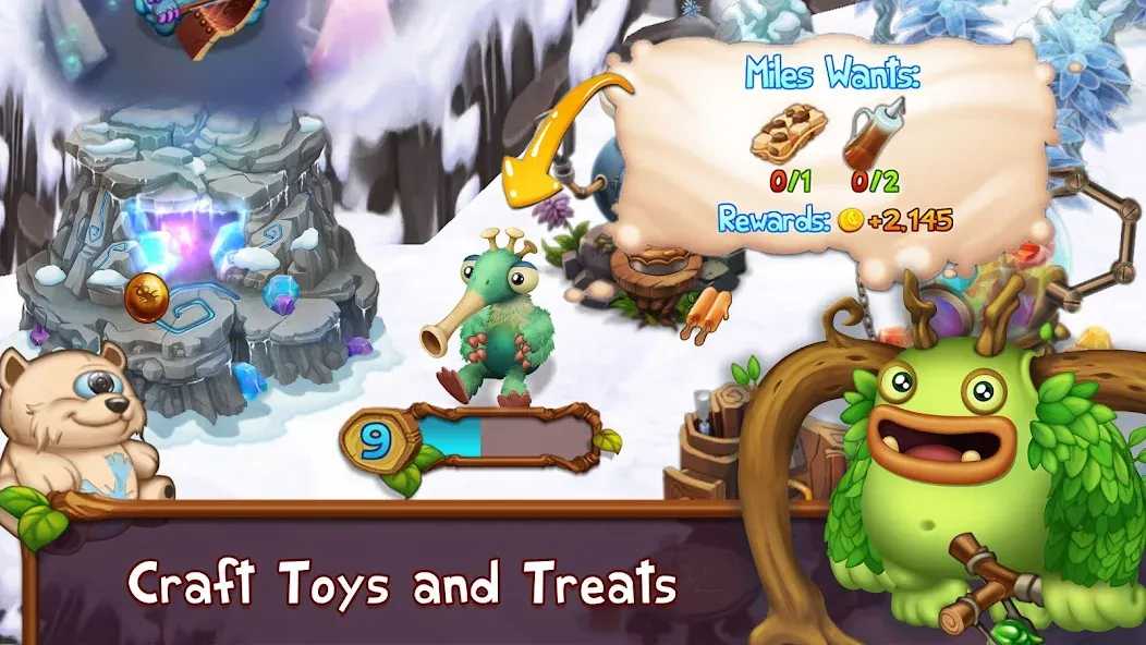 Singing Monsters: Dawn of Fire (Сингинг Монстерс) [МОД: Деньги, Монеты и Меню MOD] Screenshot 2