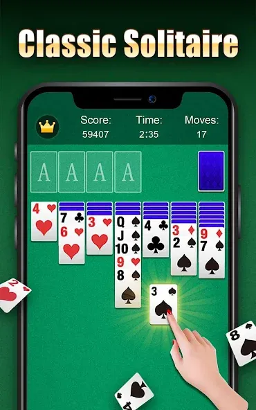 Solitaire [МОД: Много монет, Открытые уровни и Мега MOD] Screenshot 1
