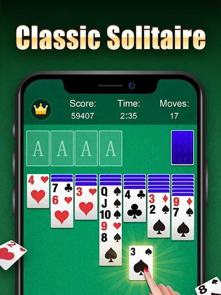 Solitaire [МОД: Много монет, Открытые уровни и Мега MOD] Screenshot 5