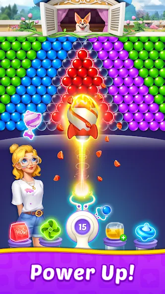Bubble Shooter Home [МОД: Много денег, Монет и Все открыто] Screenshot 2
