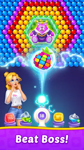 Bubble Shooter Home [МОД: Много денег, Монет и Все открыто] Screenshot 3