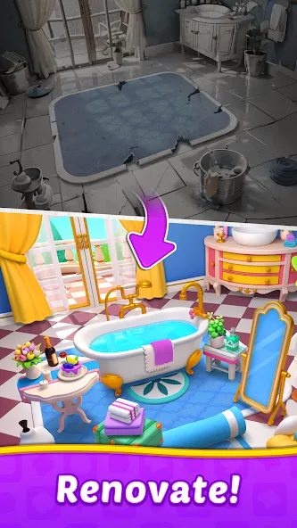 Bubble Shooter Home [МОД: Много денег, Монет и Все открыто] Screenshot 5