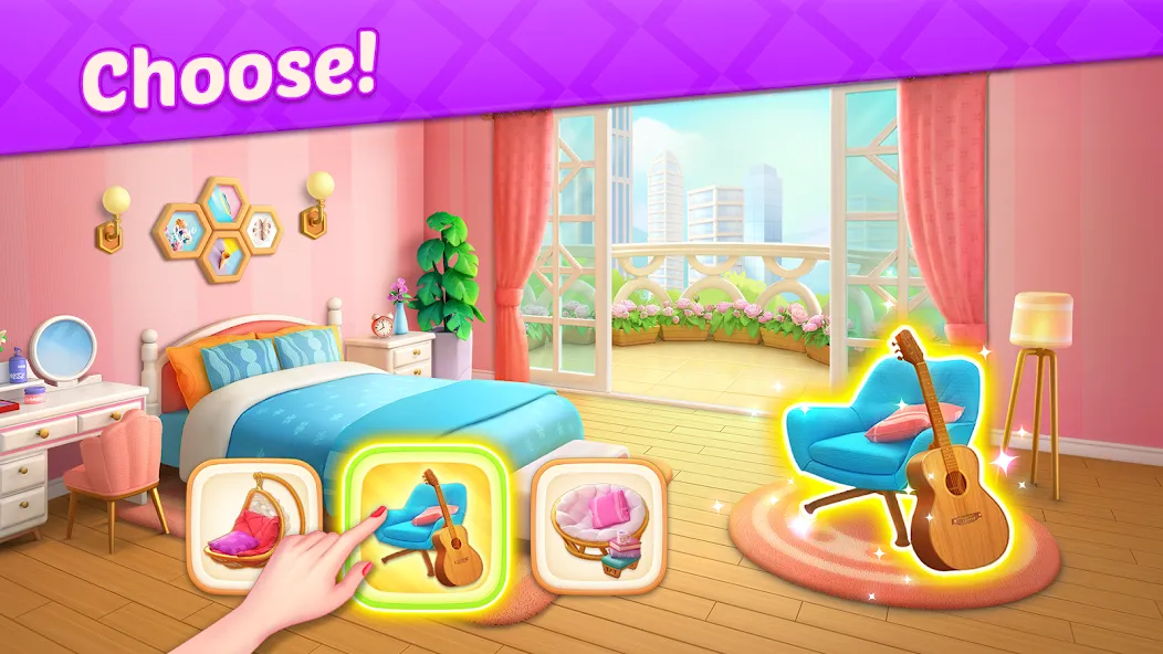 Design Diary - Match 3 & Home [МОД: Все открыто, Дополнительные деньги и Меню MOD] Screenshot 3