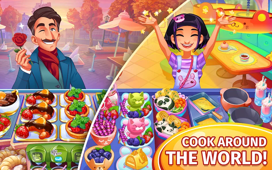 Cooking Craze: Restaurant Game [МОД: Много монет, Открытые уровни и Мега MOD] Screenshot 2