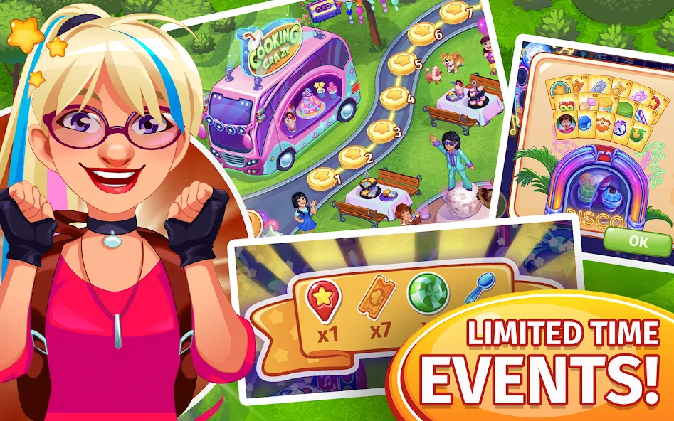 Cooking Craze: Restaurant Game [МОД: Много монет, Открытые уровни и Мега MOD] Screenshot 4