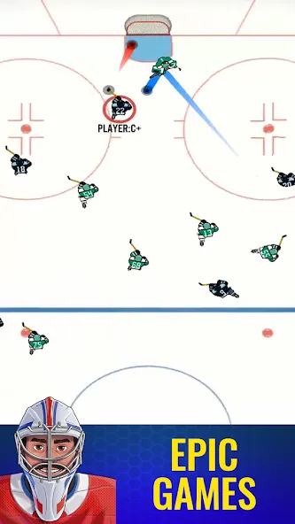 Superstar Hockey (уперстар Хоккей) [МОД: Меню, Бесконечные монеты и Открытые уровни] Screenshot 2