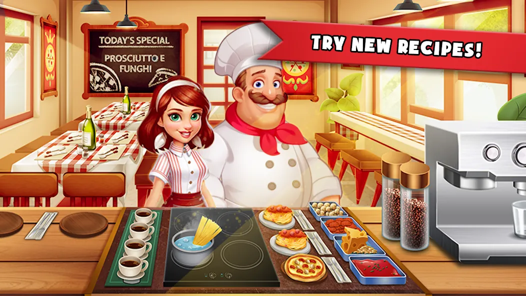 Cooking Madness: A Chef's Game [МОД: Деньги, Монеты и Меню MOD] Screenshot 1
