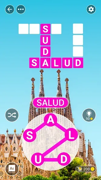 Ciudad de Palabras: Crucigrama (Сьюдад де Палабрас) [МОД: Много денег, Монет и Все открыто] Screenshot 4