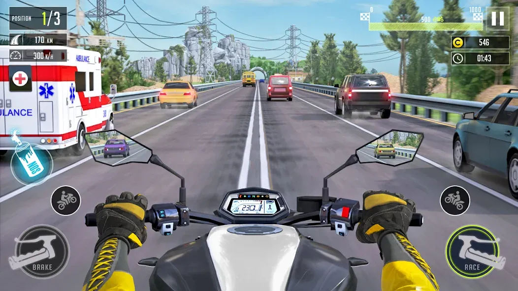 3d Bike Racing Bike Race Games [МОД: Бесконечные деньги, Монеты и Мега MOD] Screenshot 1