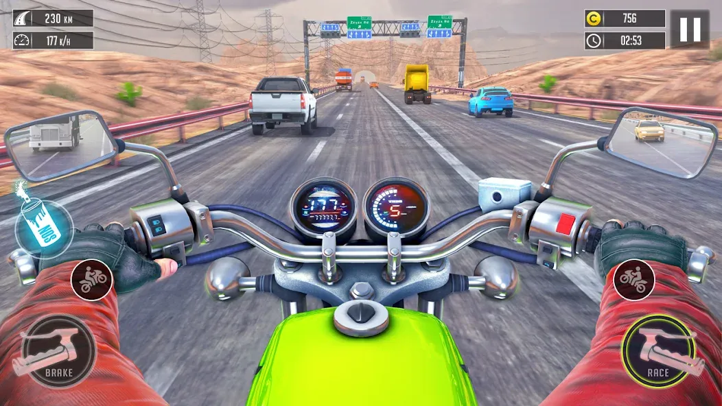 3d Bike Racing Bike Race Games [МОД: Бесконечные деньги, Монеты и Мега MOD] Screenshot 3