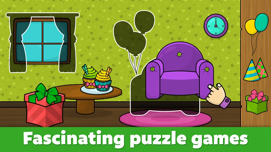 Baby & toddler preschool games [МОД: Много денег, Монет и Все открыто] Screenshot 4