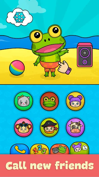 Bimi Boo Baby Phone for Kids [МОД: Бесконечные деньги, Монеты и Мега MOD] Screenshot 4
