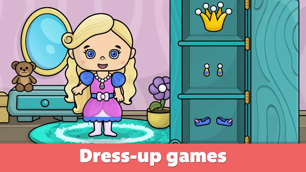 Bimi Boo Fun Kids Games [МОД: Много денег, Монет и Все открыто] Screenshot 1