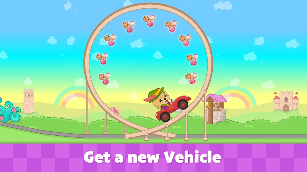 Bimi Boo Car Games for Kids [МОД: Деньги, Монеты и Меню MOD] Screenshot 2