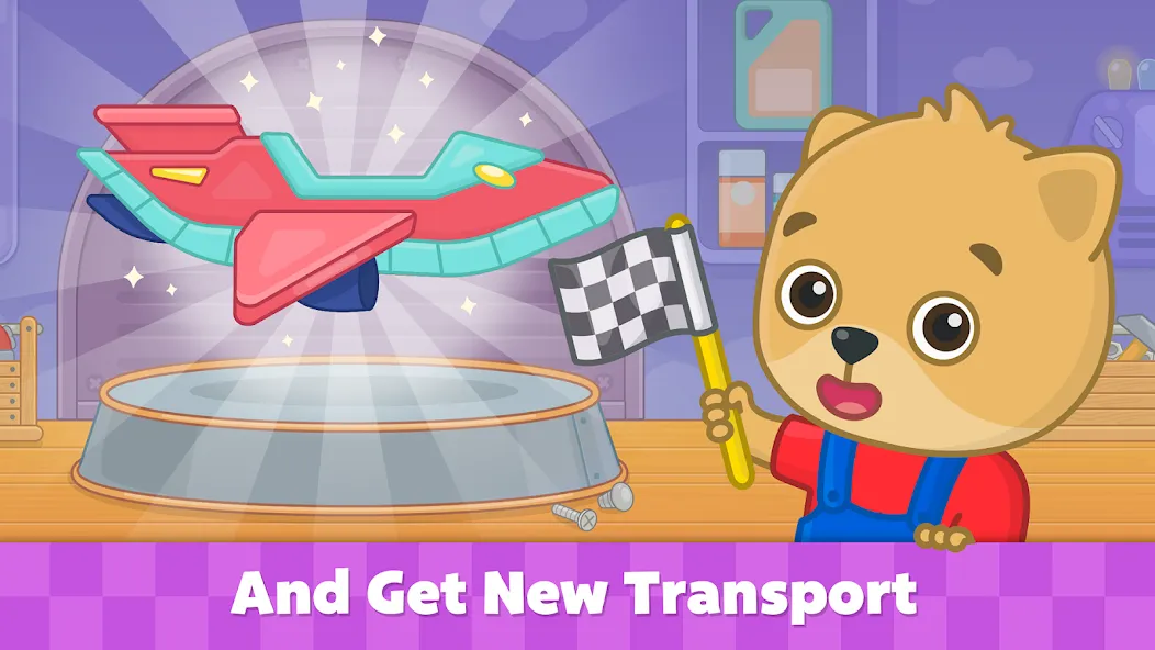 Bimi Boo Car Games for Kids [МОД: Деньги, Монеты и Меню MOD] Screenshot 5