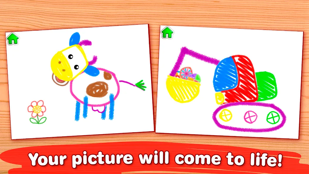 Bini Drawing for Kids Games (Бини) [МОД: Много монет, Открытые уровни и Мега MOD] Screenshot 4