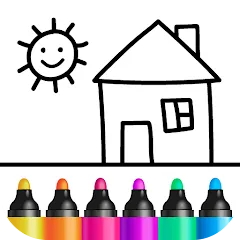 Скачать Bini Drawing for Kids Games (Бини) [МОД: Много монет, Открытые уровни и Мега MOD] | Взлом Bini Drawing for Kids Games на Андроид