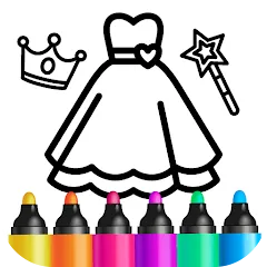 Скачать Bini Game Drawing for kids app (Бини) [МОД: Много денег, Монет и Все открыто] | Взлом Bini Game Drawing for kids app на Андроид