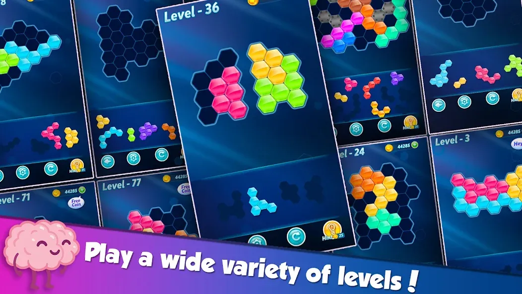 Block! Hexa Puzzle™ [МОД: Меню, Бесконечные монеты и Открытые уровни] Screenshot 2