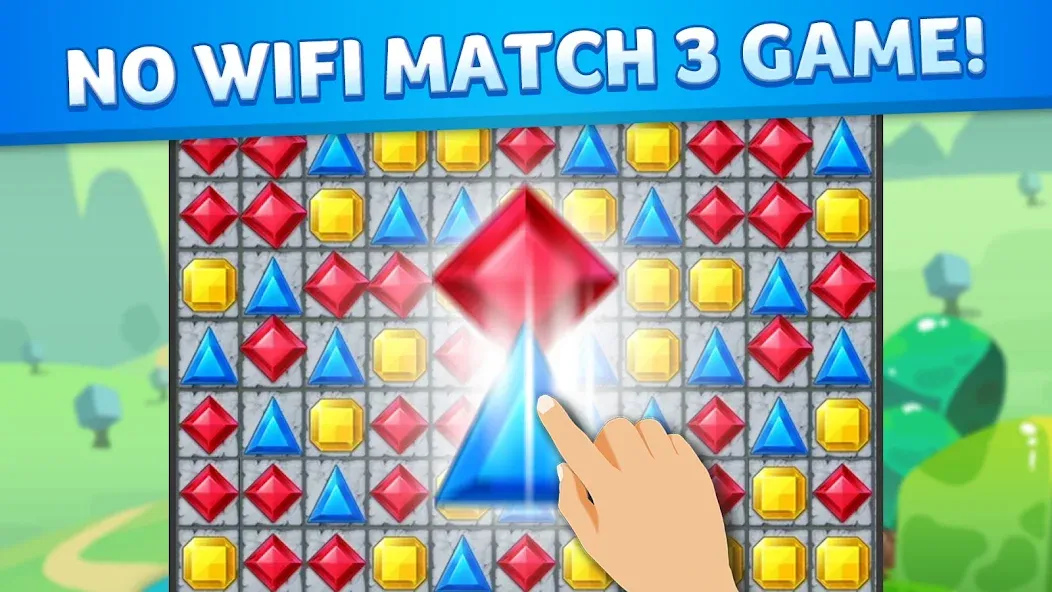 Jewel Match King [МОД: Много монет, Открытые уровни и Мега MOD] Screenshot 1