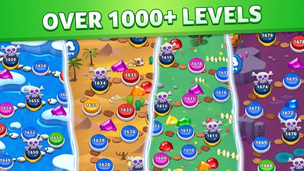 Jewel Match King [МОД: Много монет, Открытые уровни и Мега MOD] Screenshot 3