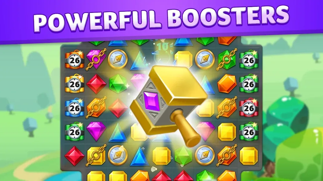 Jewel Match King [МОД: Много монет, Открытые уровни и Мега MOD] Screenshot 5