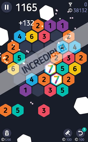 Make7! Hexa Puzzle [МОД: Бесконечные деньги, Монеты и Мега MOD] Screenshot 4