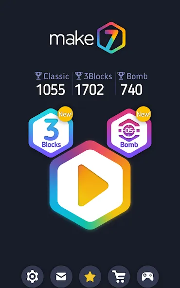 Make7! Hexa Puzzle [МОД: Бесконечные деньги, Монеты и Мега MOD] Screenshot 5