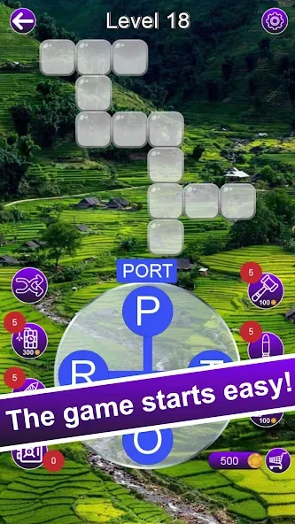 Word Roam - Word Of Wonders (Уорд Роум) [МОД: Меню, Бесконечные монеты и Открытые уровни] Screenshot 2