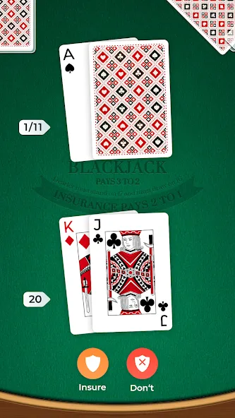 Blackjack (Блэкджек) [МОД: Много денег, Монет и Все открыто] Screenshot 3